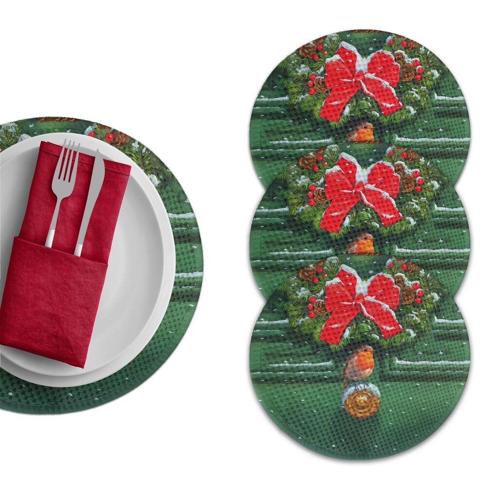 Подлога за маса Hermia 3303 Supla, 4 парчиња, шарени