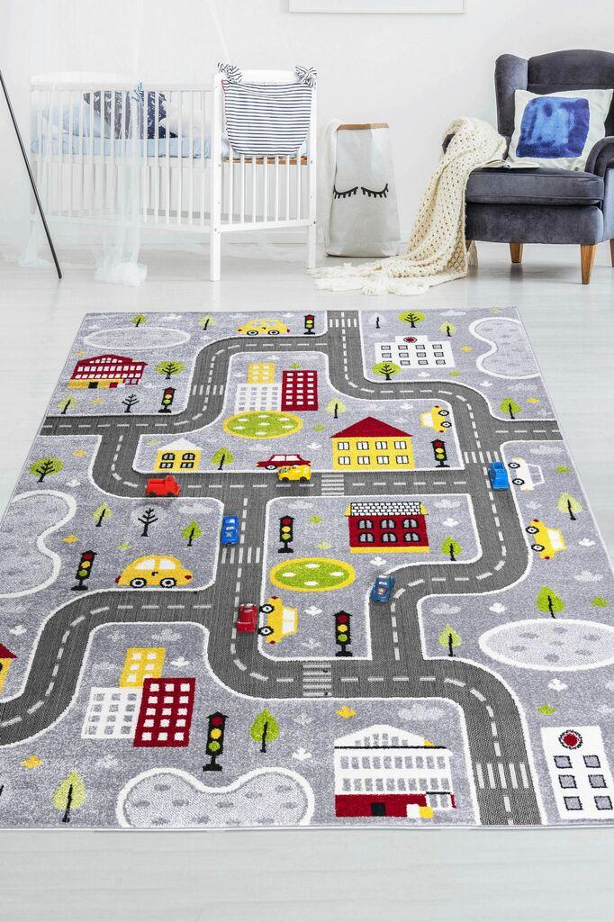 Тепих Conceptum Hypnose Сив сообраќај, 80 x 150 см, сив