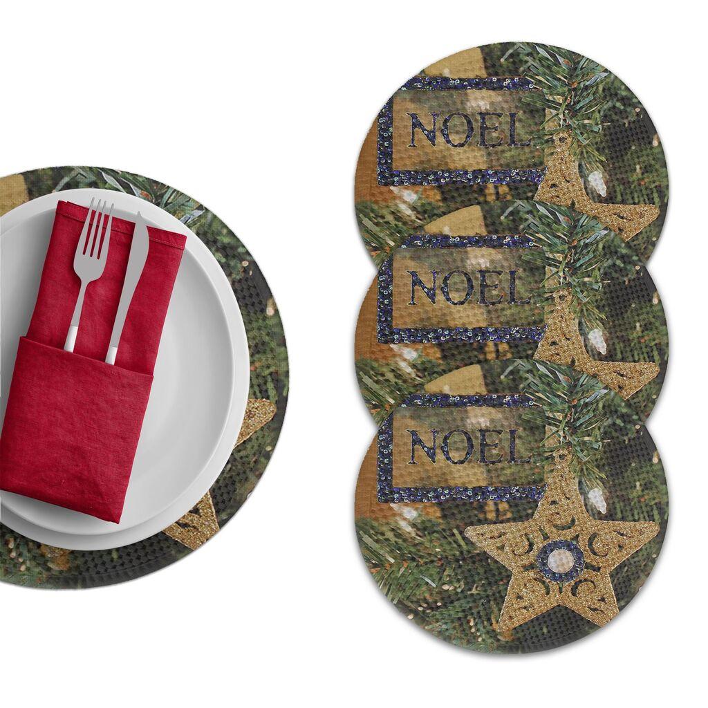 Подлога за маса Hermia 4201Supla, 4 парчиња, шарени