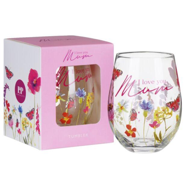 Лесер Чаша Стаклена Love You Mum