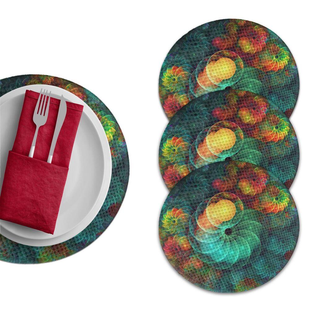 Подлога за маса Hermia 4089 Supla, 4 парчиња, шарена