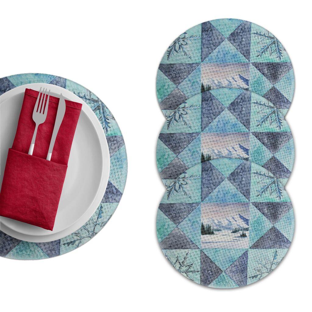 Подлога за маса Hermia 3327 Supla, 4 парчиња, шарени