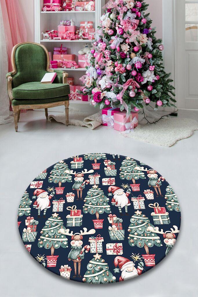 Тепих „Концептум Хипноза" Цекове, 120 x 120 см, темно син