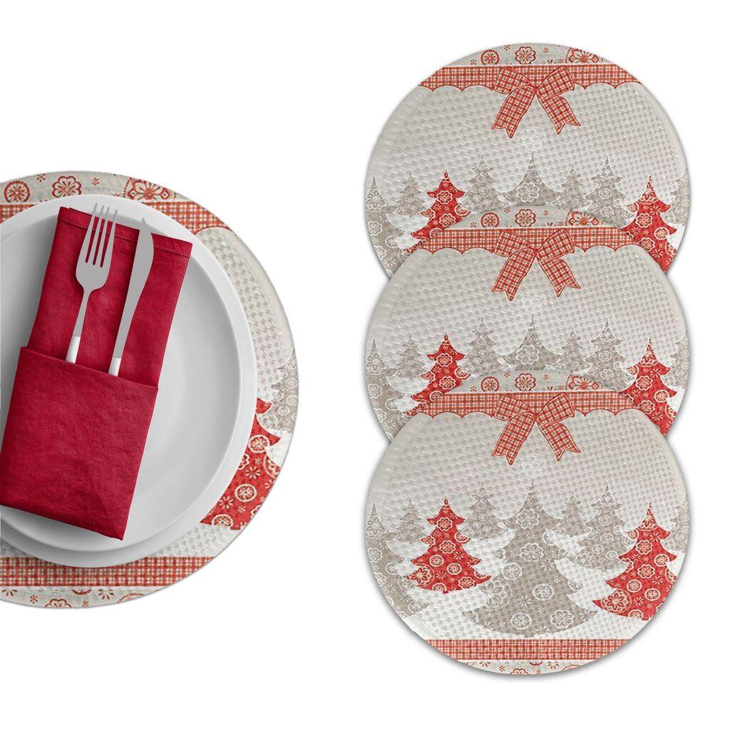 Подлога за маса Hermia 4300 Supla, 4 парчиња, шарени