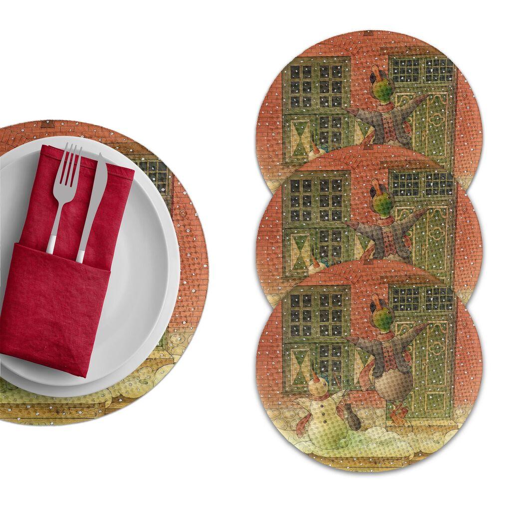 Подлога за маса Hermia 3365 Supla, 4 парчиња, шарена