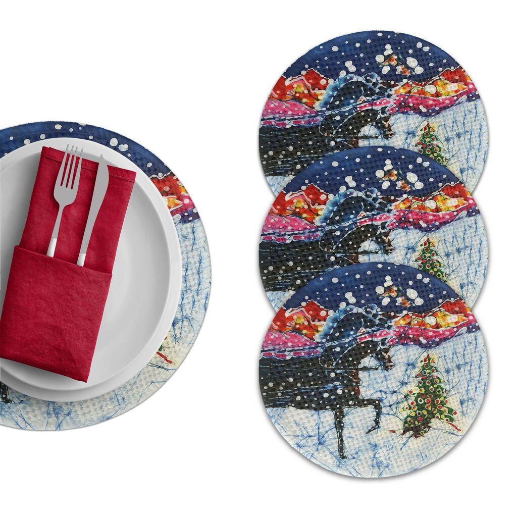 Подлога за маса Hermia 2887Supla, 4 парчиња, шарени