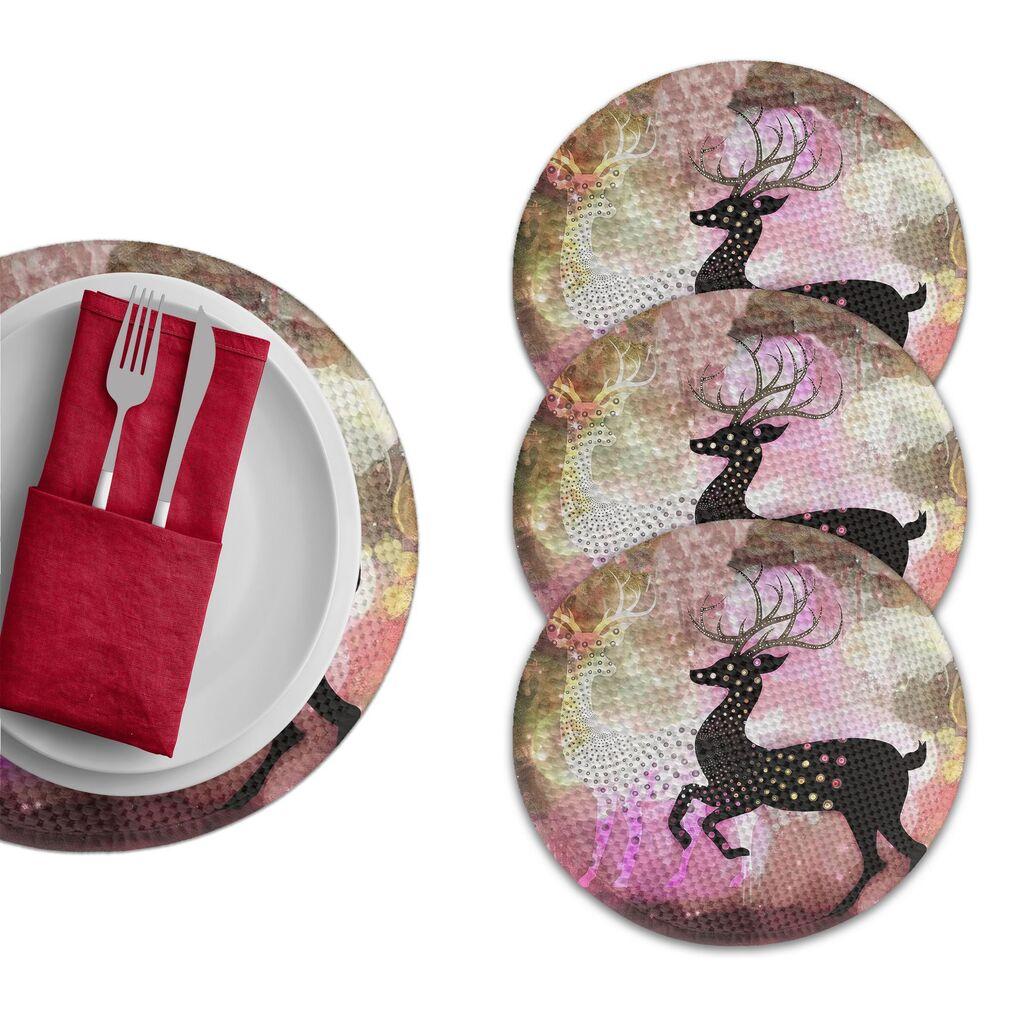 Подлога за маса Hermia 3716 Supla, 4 парчиња, шарени