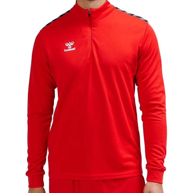 Hummel Машки Дуксер Hmlauthentic Half Zip Sweat