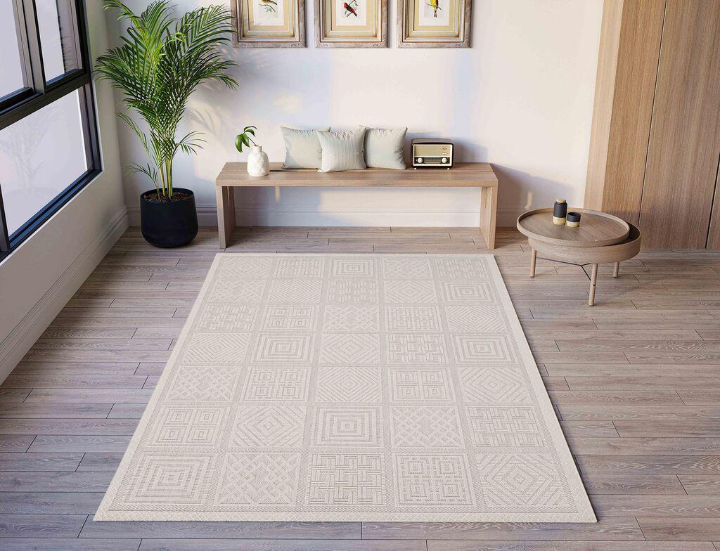 Conceptum Hypnose Carpet Katia, 140 x 200cm, бел