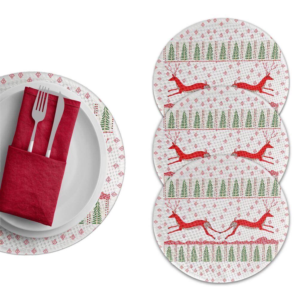 Подлога за маса Hermia 2757Supla, 4 парчиња, шарени