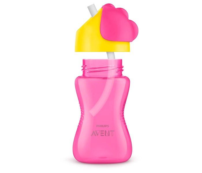 PHILIPS AVENT Магична Шолја Со Сламка 1998 300 Мл Розово-Жолта