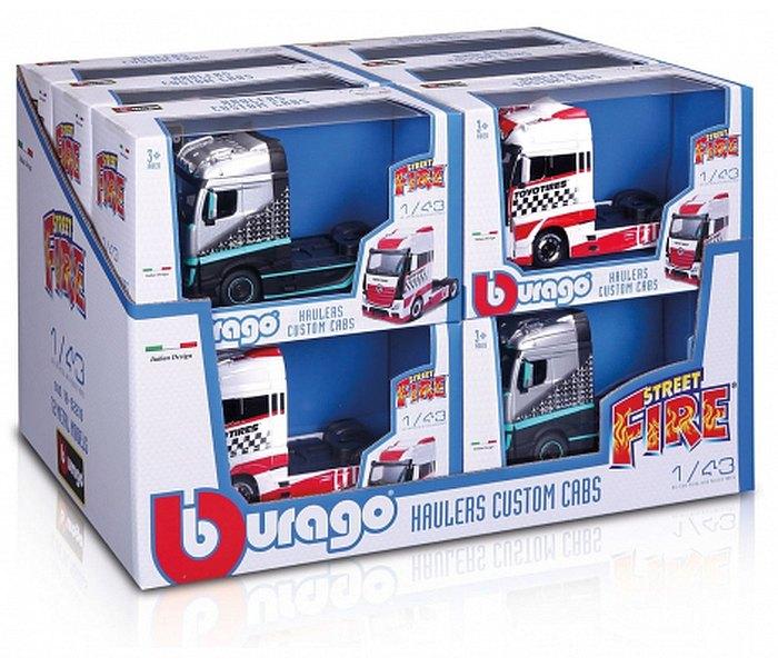 Бураго играчка автомобил улица пожар 1:43