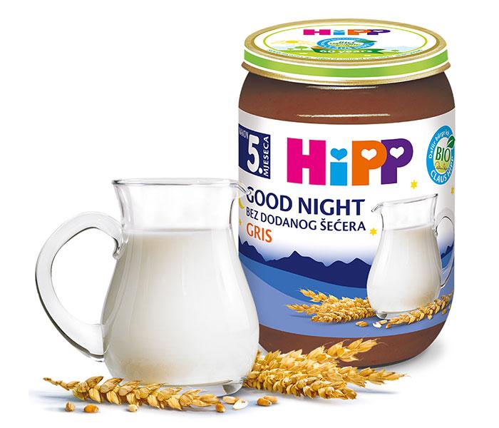 HIPP 5515 ноќна гриз органик каша 190 g