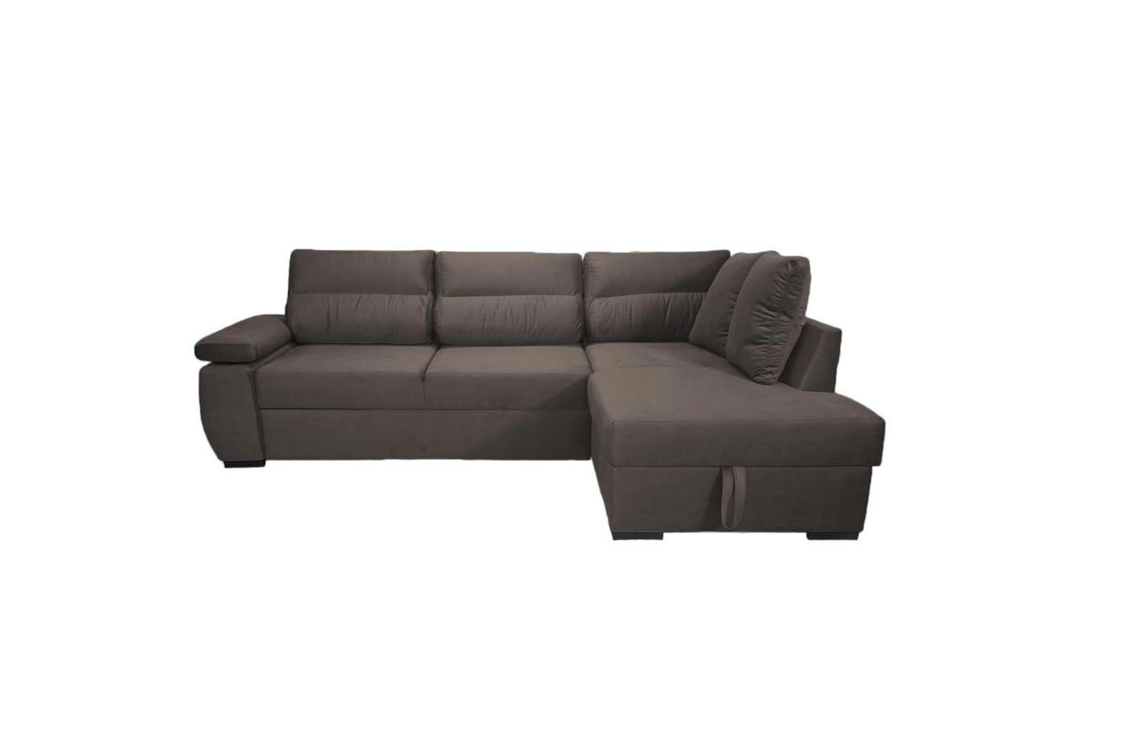 МЕБЕЛ ВИ Аголна гарнитура изабела десна серија кафена