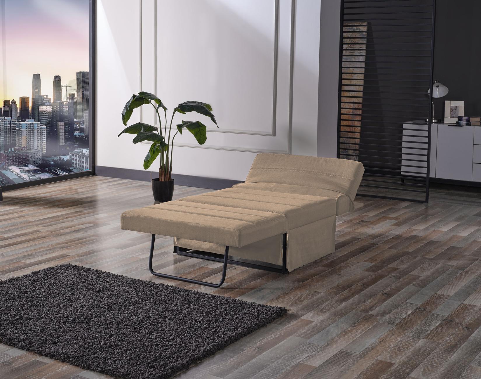 Табуретка пуф бед крем