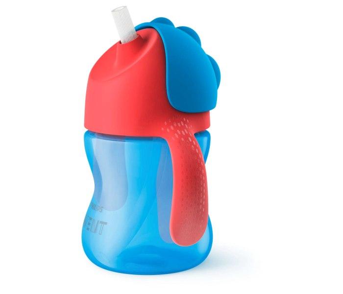 PHILIPS AVENT Магична Кригла Со Слама 1899 200 Мл Црвено-Сина