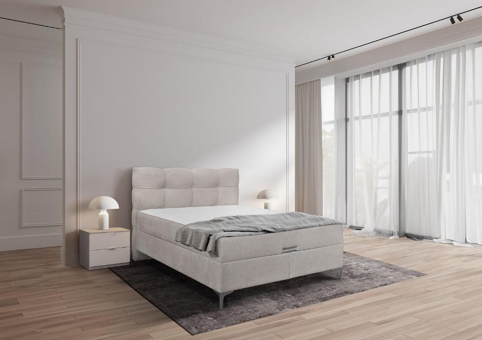 МЕБЕЛ ВИ Лежај корлеоне нов француски 160 крем