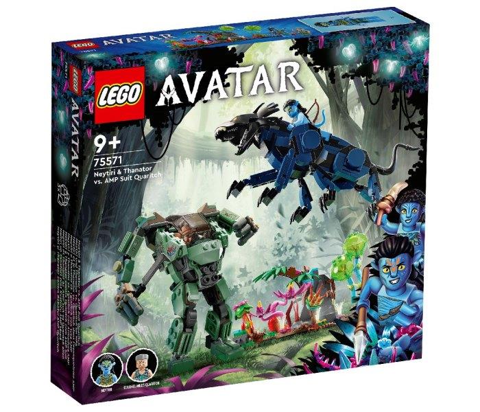 Lego Коцки 75571 Neytiri и Thanator vs Quaritch во одело AMP