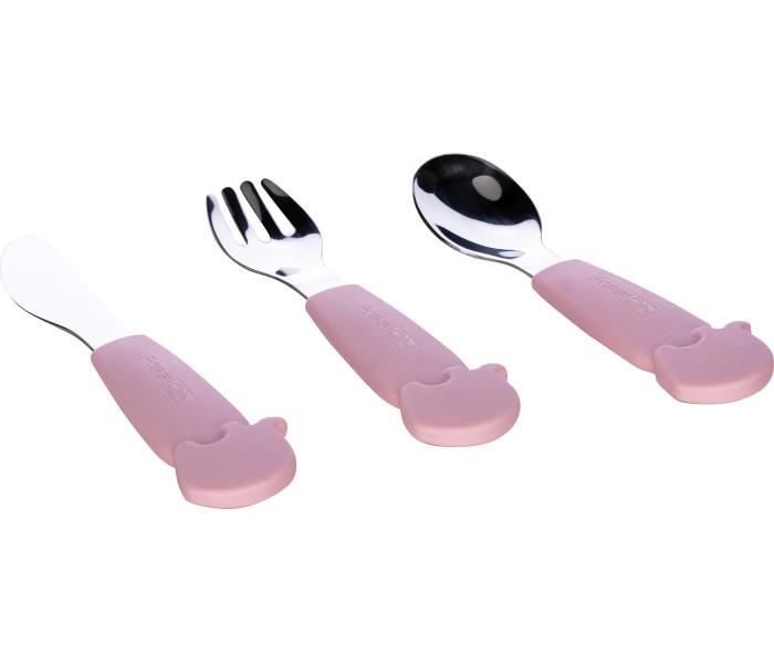FREEON Комплет за прибор за јадење од нерѓосувачки челик, розе