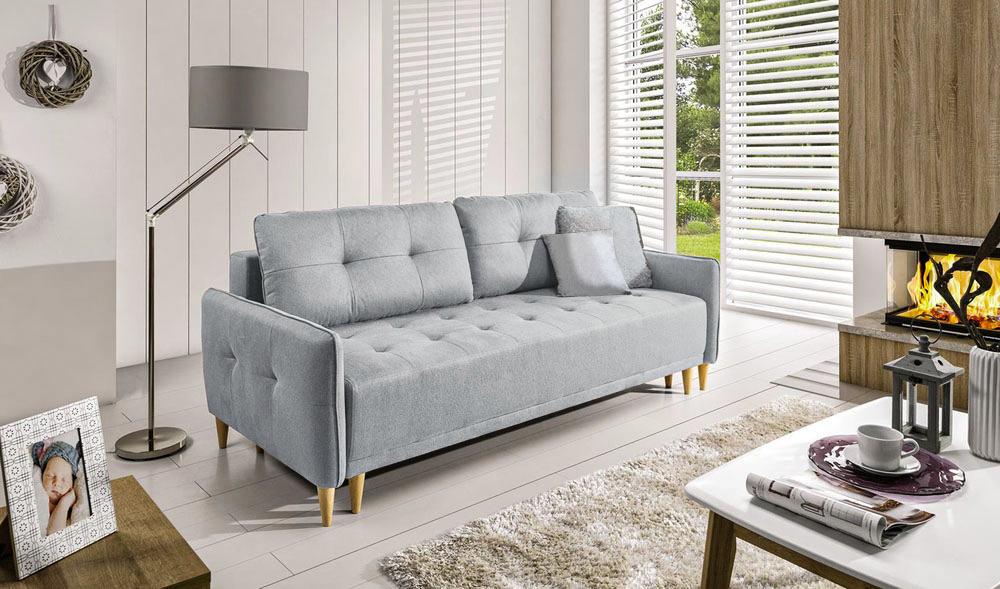 МЕБЕЛ ВИ Тросед мика серија сива