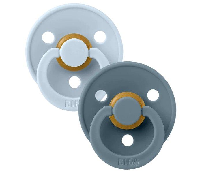 Цуцла BIBS, 6-18 м, 2 парчиња, бебешко сина и петрол боја