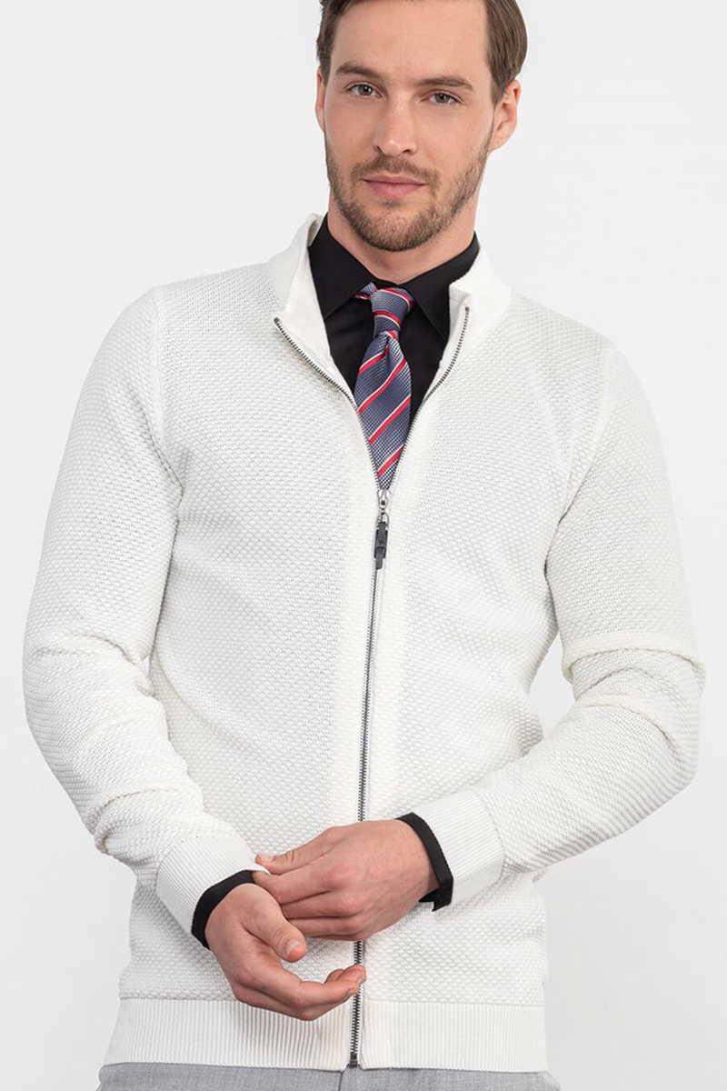 TUDORS Slim Fit Cardigan Indigo