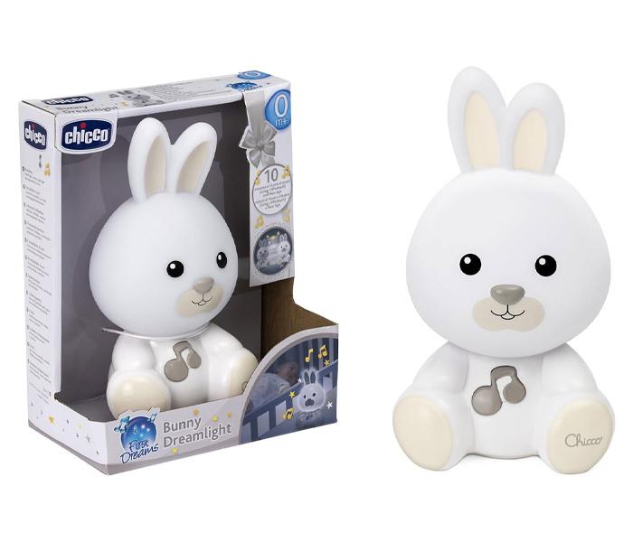 Ноќна ламба Chicco Dream light Bunny, бела