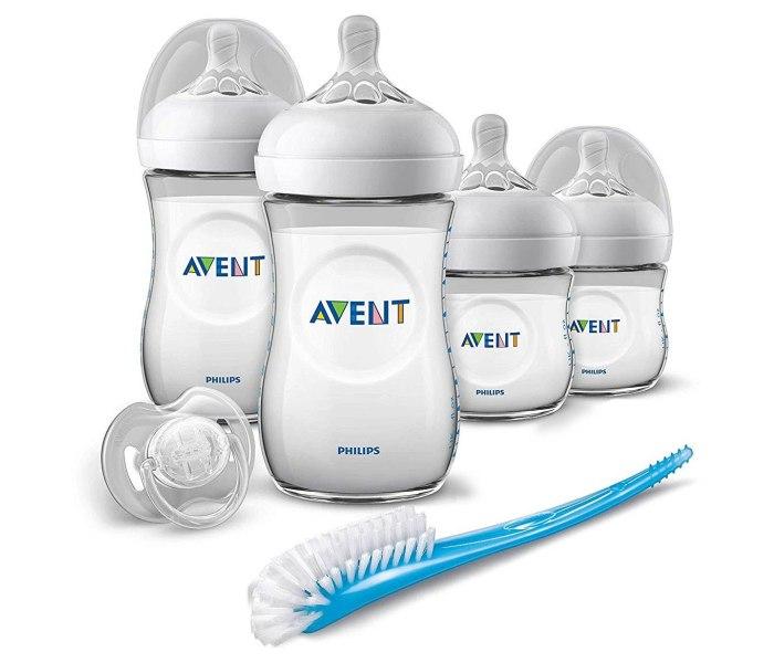 PHILIPS AVENT Стартер сет за новороденчиња 6625 (4 Natur шишиња + измамник + четка)