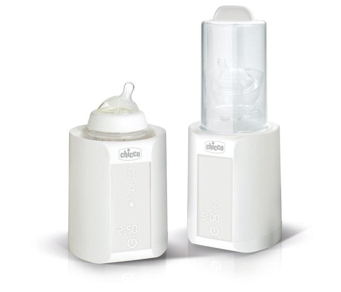Chicco Дигитален грејач за шишиња + стерилизатор, бел