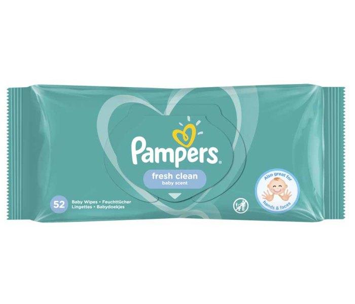 PAMPERS Влажни марамици fresh cn/52
