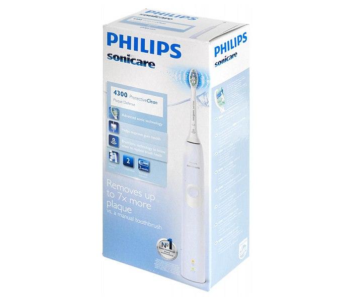 PHILIPS Sonic електрична четка за заби Sonicare Protective Clean 4300 светло сина HX6803/04