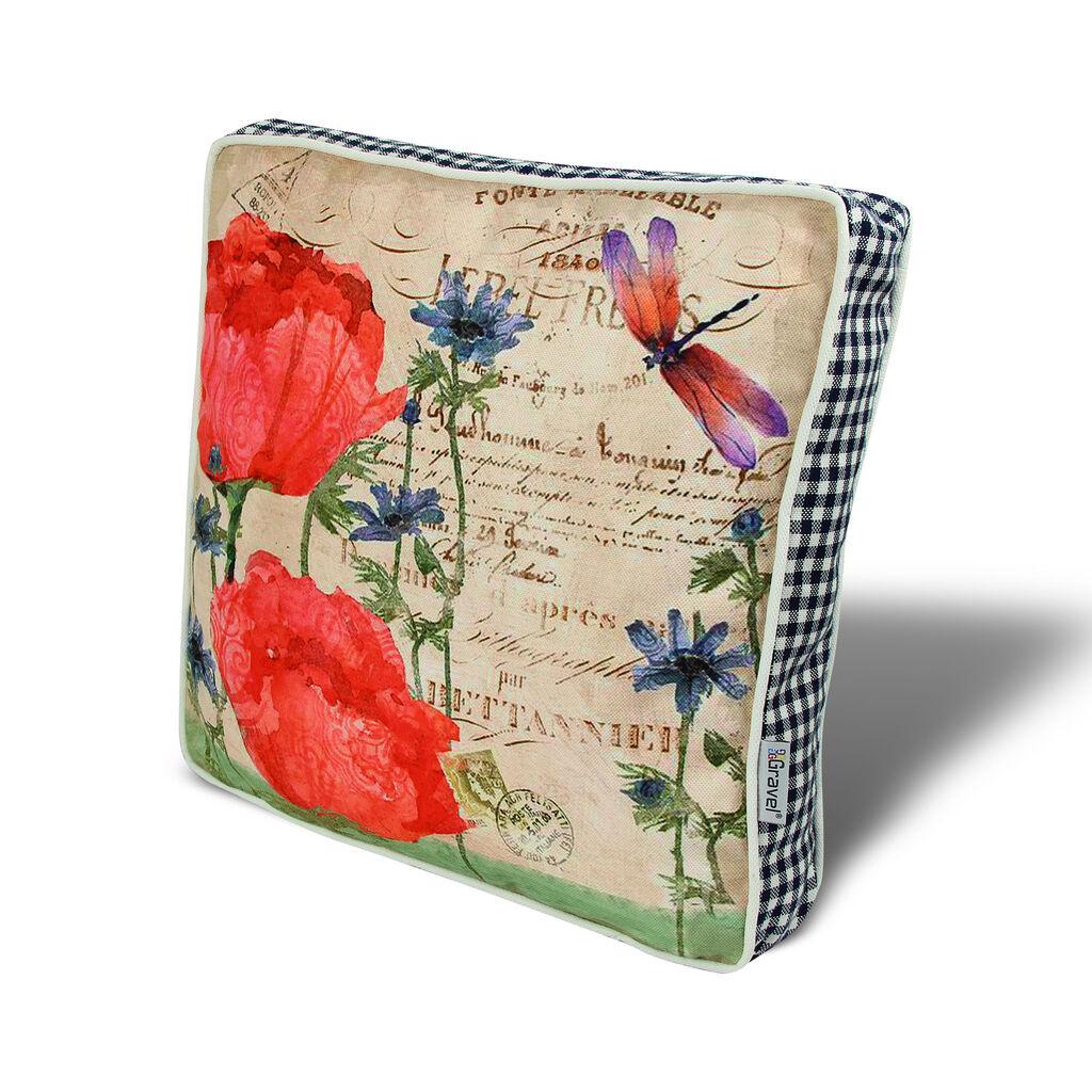 Декоративна перница Aberto Design YM1037, 42x42 см, шарена