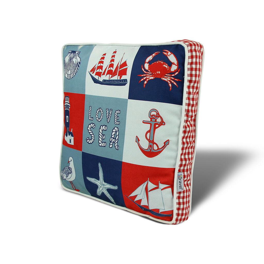 Декоративна перница Aberto Design YM1065, 42x42 см, шарена