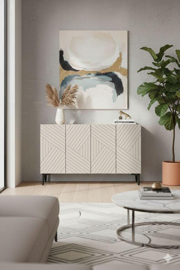 Комода Hanah Home Ferro 120, беж