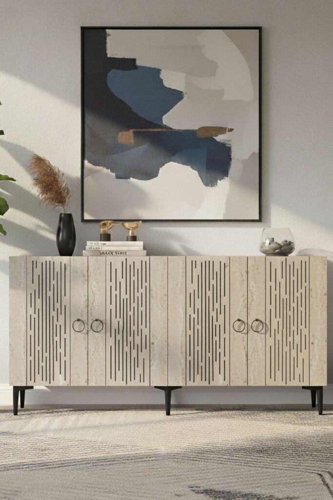 Комода Hanah Home Rain 150, Антрацит