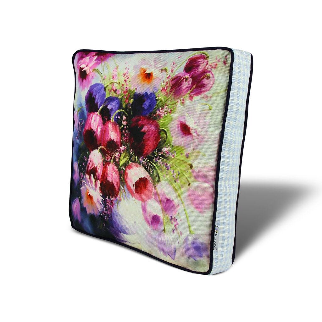 Декоративна перница Aberto Design YM1073, 42x42 см, шарена