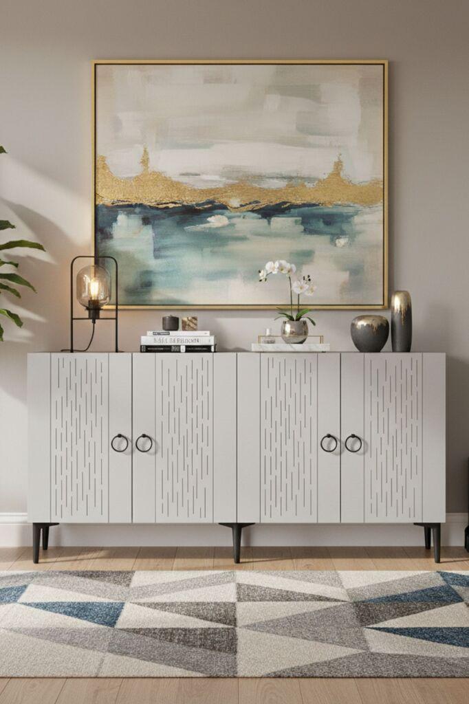 Комода Hanah Home Rain 150, Антрацит
