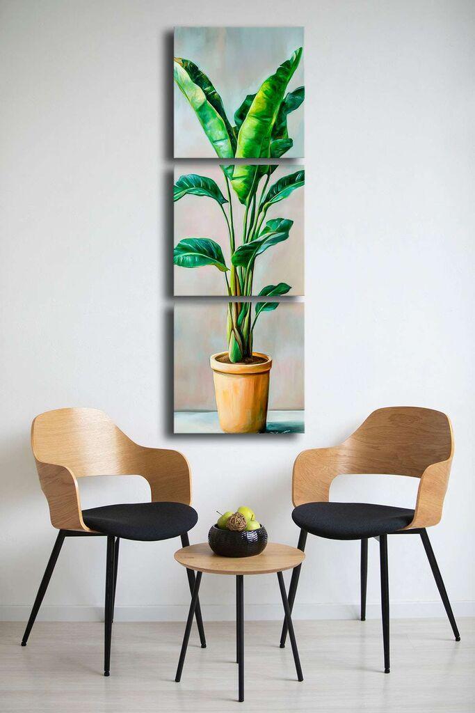 Слика на платно од Wallxpert 3P4545BSRC-002, 45 x 45 см, 3 дела