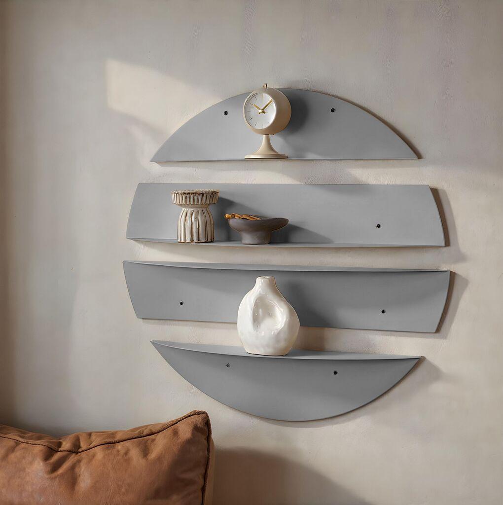 Dzидна полица Hanah Home Vlnt118Gr, сива