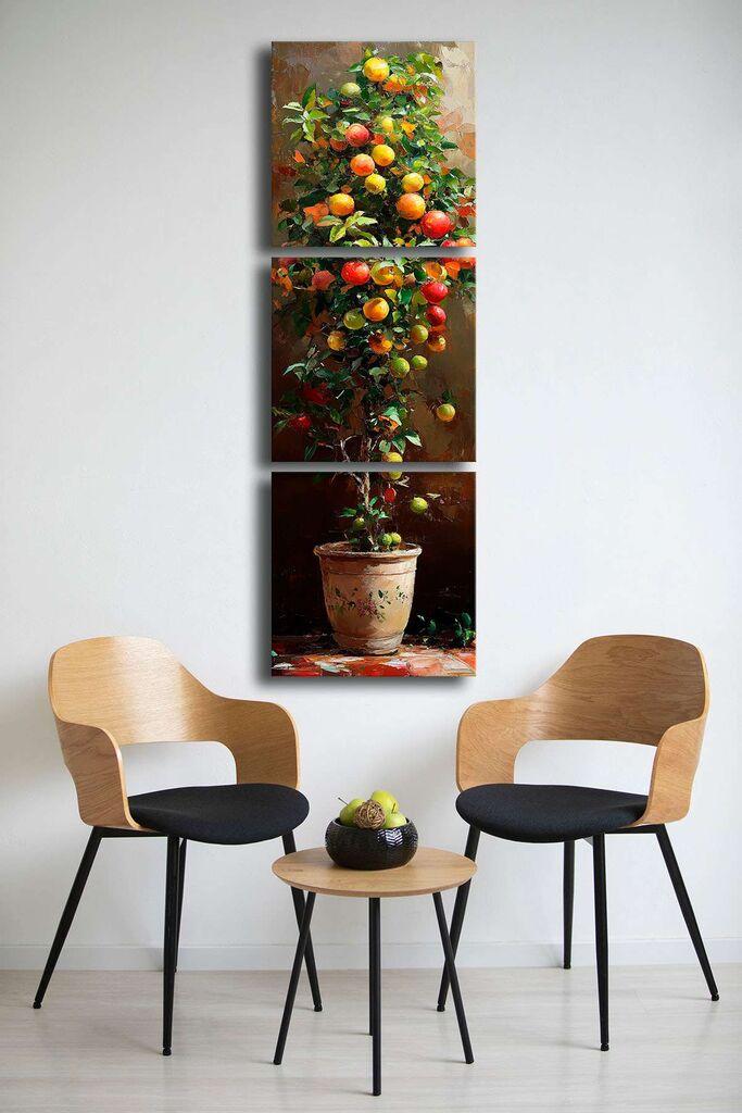 Wallxpert слика на платно 3P4545BSRC-006, 45 x 45 см, 3 дела