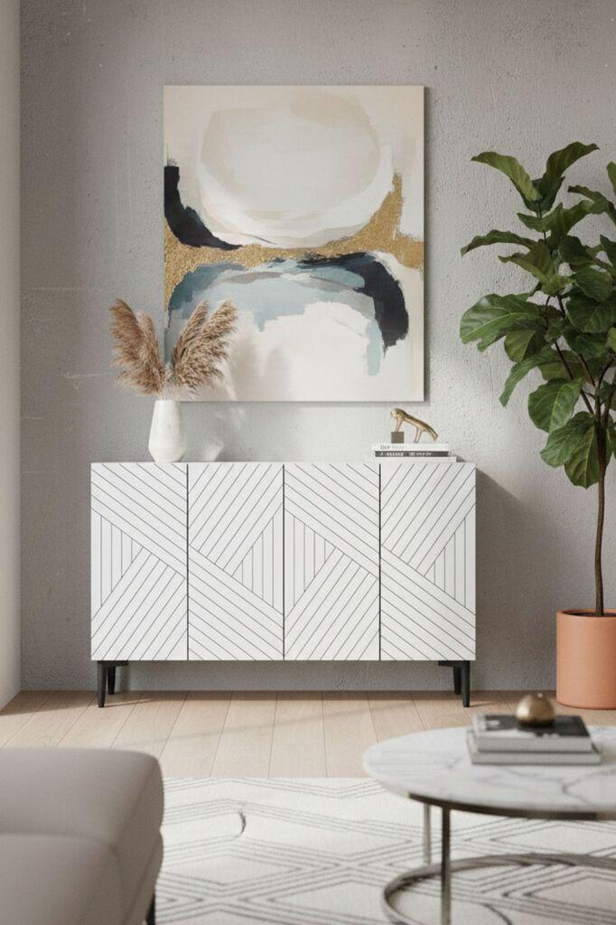 Комода Hanah Home Ferro 120, Антрацит