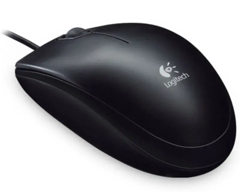 Компјутерски глушец Logitech B100, USB, 1000DPI, црн