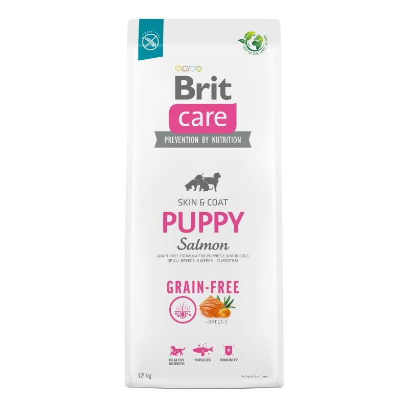 BRIT Гранули со Лосос Care Puppy Skin&Coat Grain-free [Вреќа 12кг]
