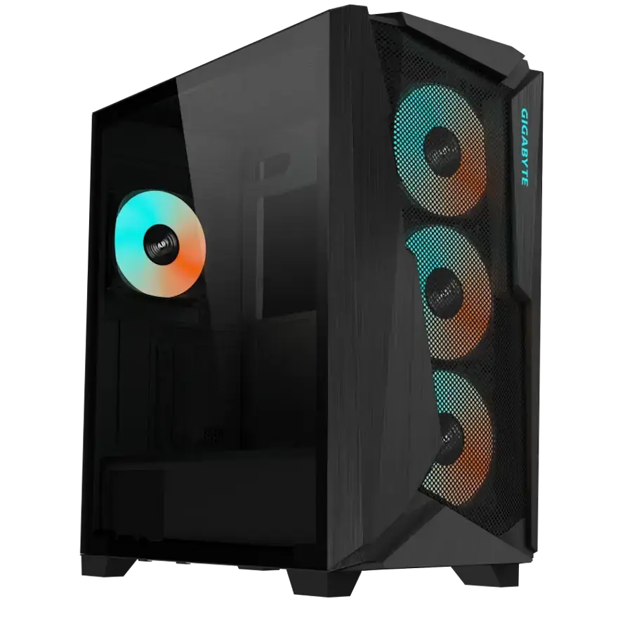 GIGABYTE Куќиште C301G ARGB, Црно