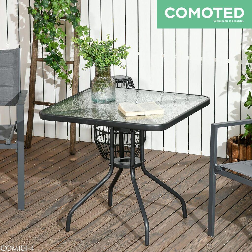 COMOTED Маса со стакло L70*70CM