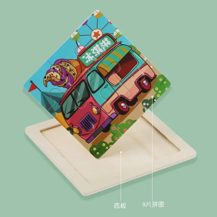 Kinderlino Дрвени детски сликовни сложувалки