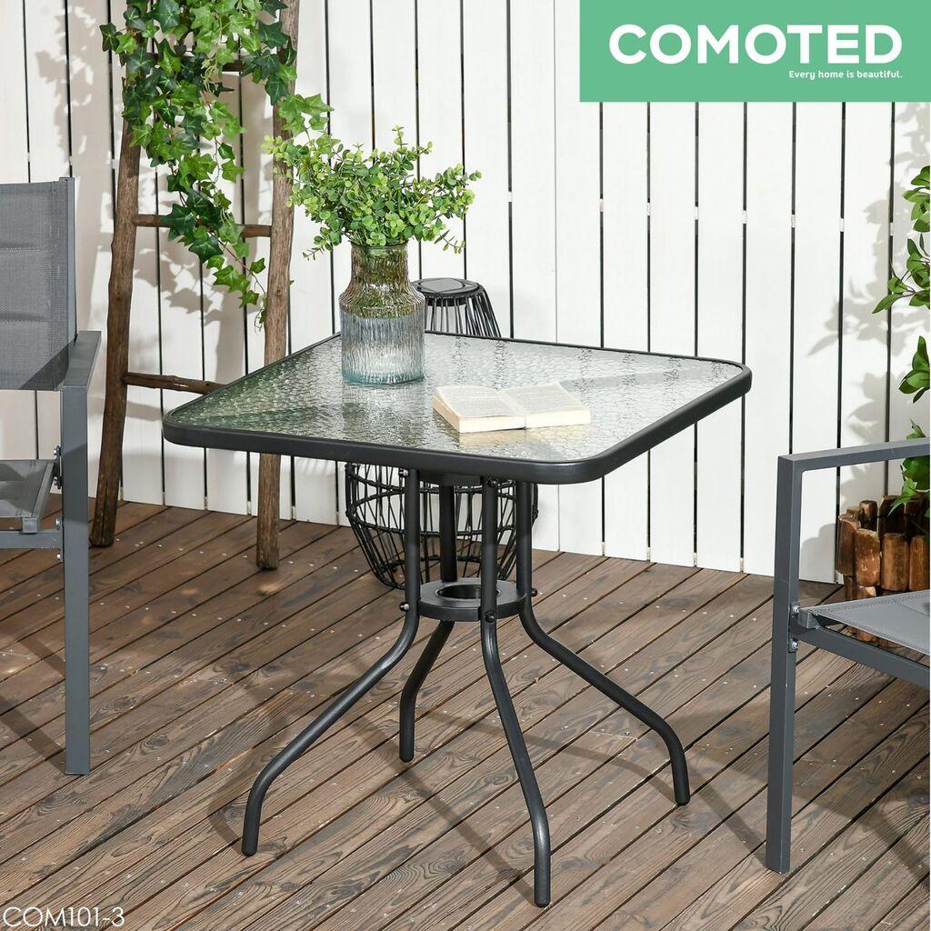 COMOTED Маса со стакло L60*60CM