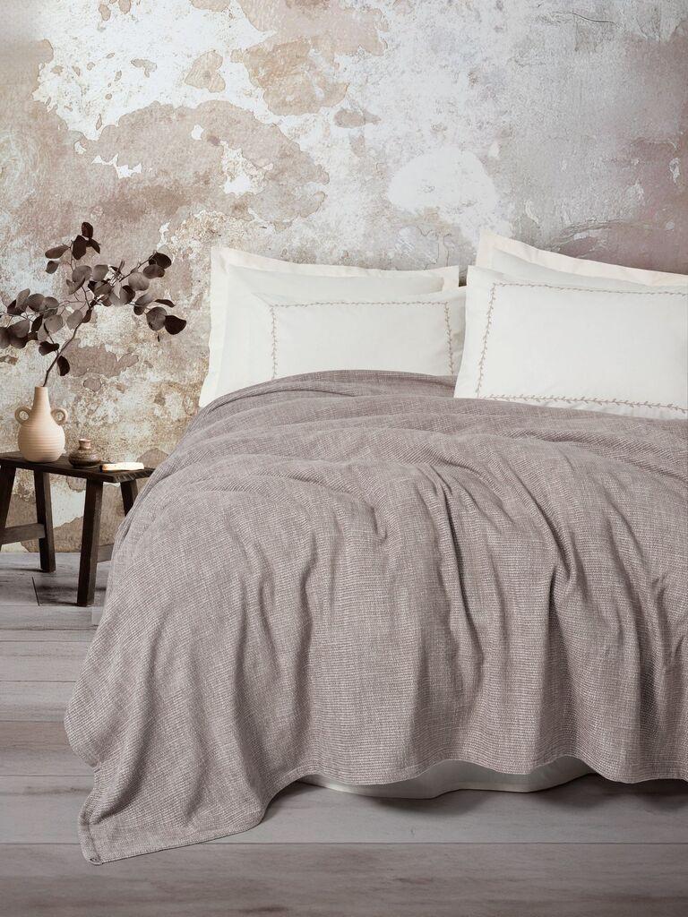 Комплет постелнина L'essentiel Maison Разбој, 240x230 cm, крем
