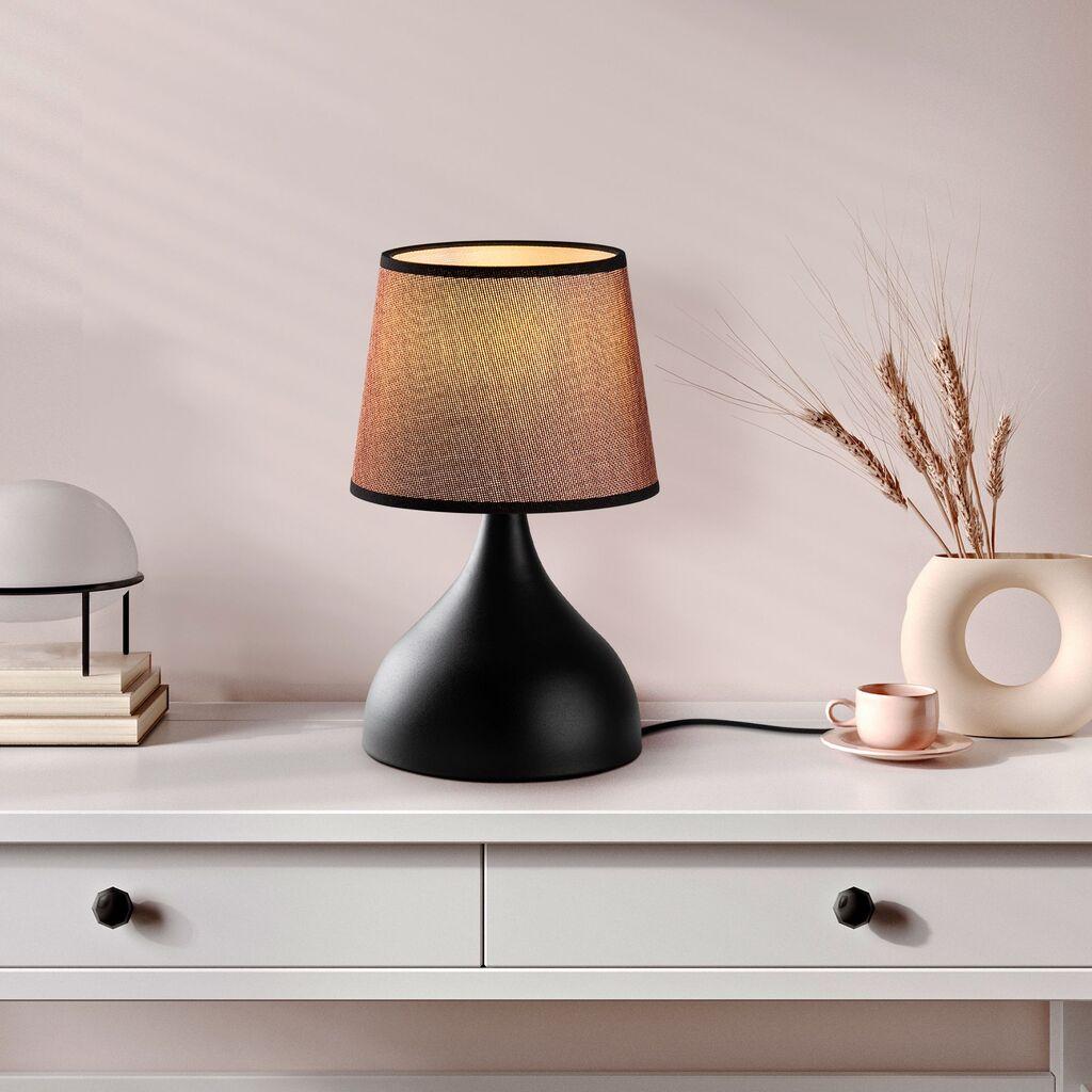 Столна ламба Opviq Gota-15471, црно-кафеава