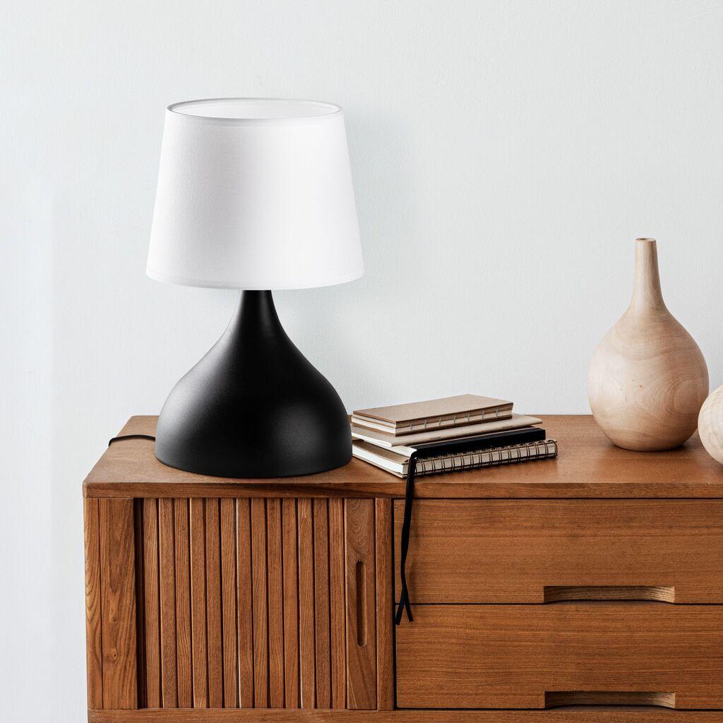 Столна ламба Opviq Gota-15473, црно-бела